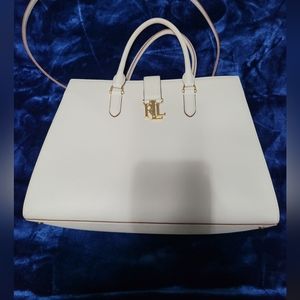 Ralph Lauren White Shoulder Bag